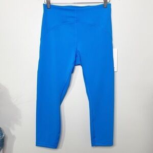 Lululemon InStill High Rise Crops Leggings Poolside Blue 10 Nwt